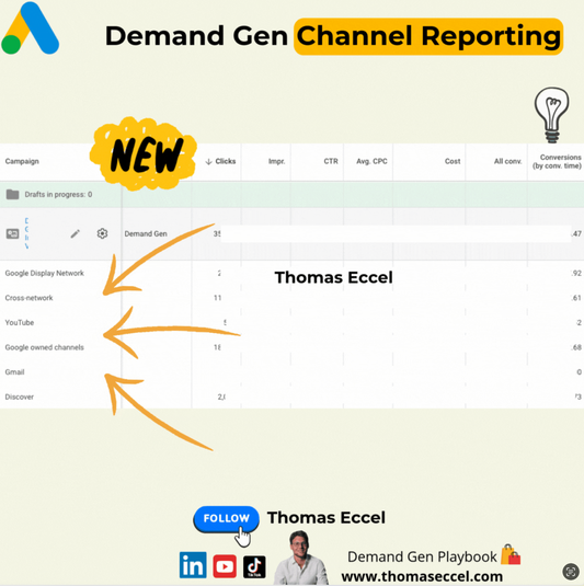 Google Ads Demand Gen Channel Reporting - PPC Updates 2025