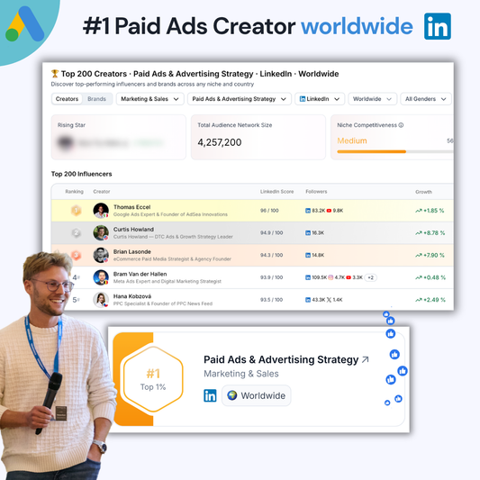 Biggest Google Ads influencers