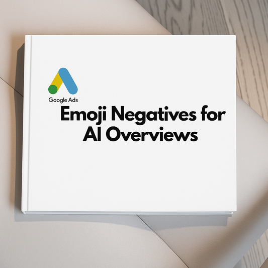 Emoji Negatives Google Ads