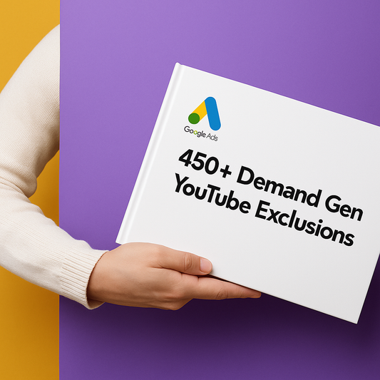 Google Ads Demand Gen exclusions